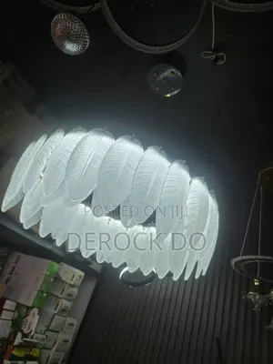 Nordic Glass Feathers Chandelier