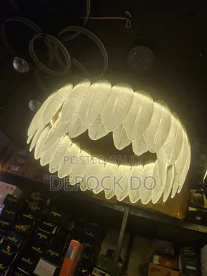 Nordic Glass Feathers Chandelier