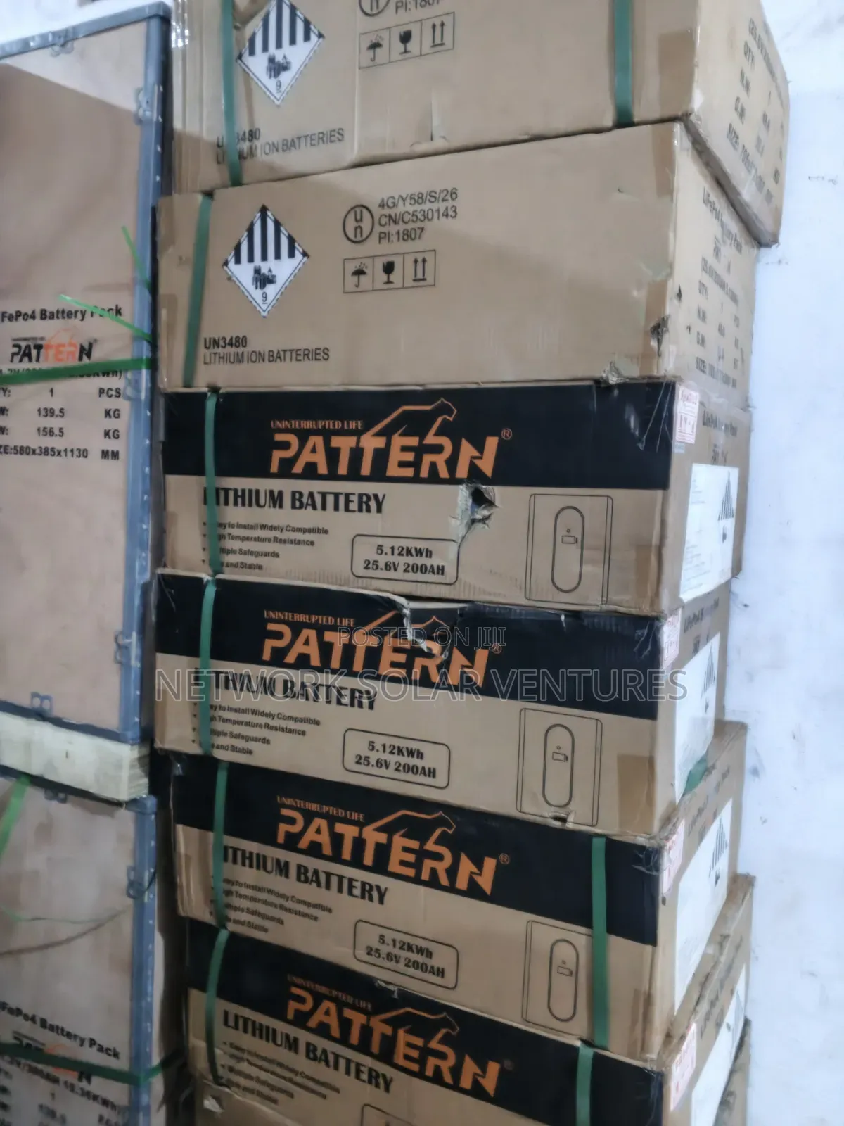 5.12kwh 24v Pattern Solar Lithium Ion Batteries