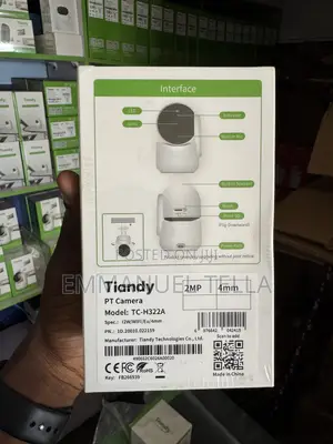 Tc-H322a Pt Camera Wifi 2mp 4mm Tiandy