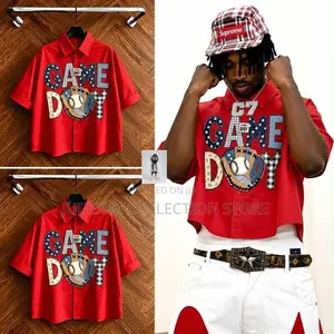 New Shortsleeve Collar Cropped Fit Shirts