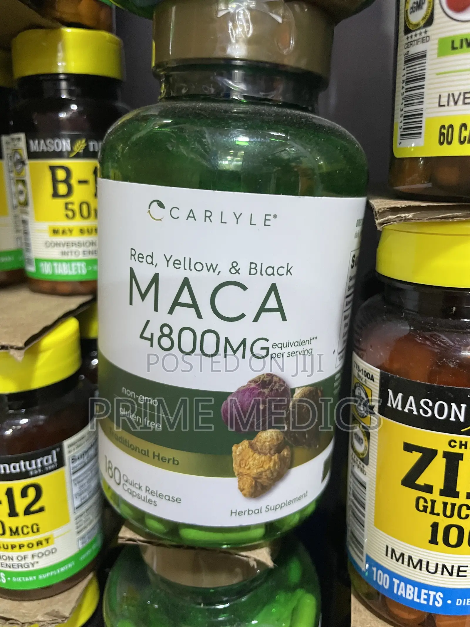 Red Yellow and Black Maca 4800mg