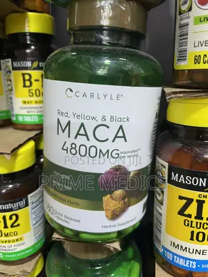 Red Yellow and Black Maca 4800mg