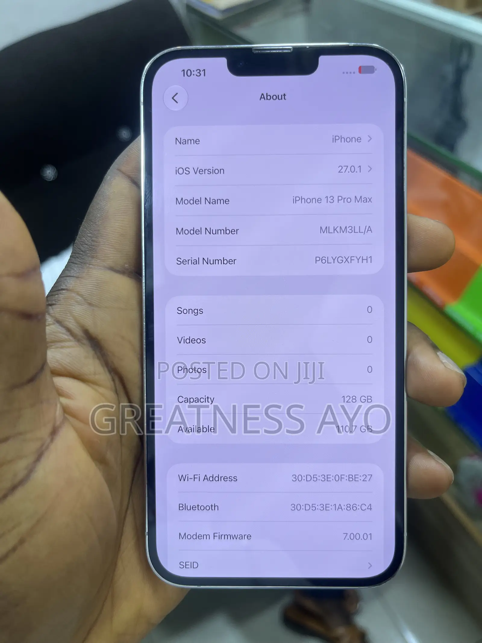 Apple iPhone 13 Pro Max 128 GB Silver