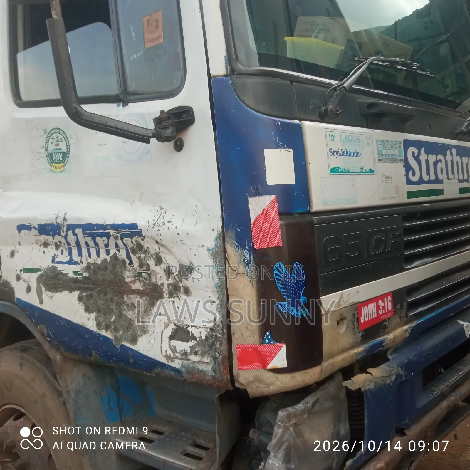 Super Sharp Truck Daf 65 Cool Engin and Gear