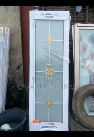 Gold Floral Decorative Aluminium Door