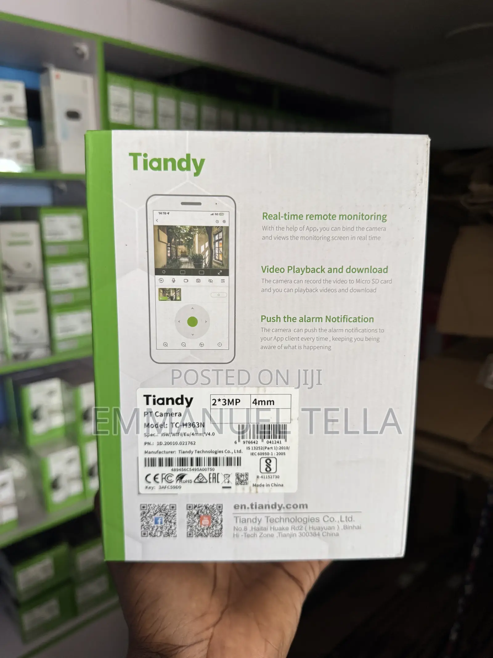 Tiandy Tc-H363n Security Camera
