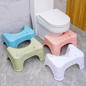 Strong Ergonomic Plastic Toilet Footstools (Potty Stool)