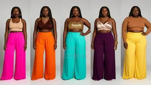 High Waist Palazzo Trousers