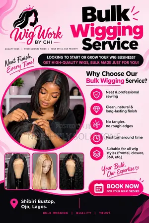 Bulk Ghost Wig Making Service for Hair Vendors & Hair Lovers