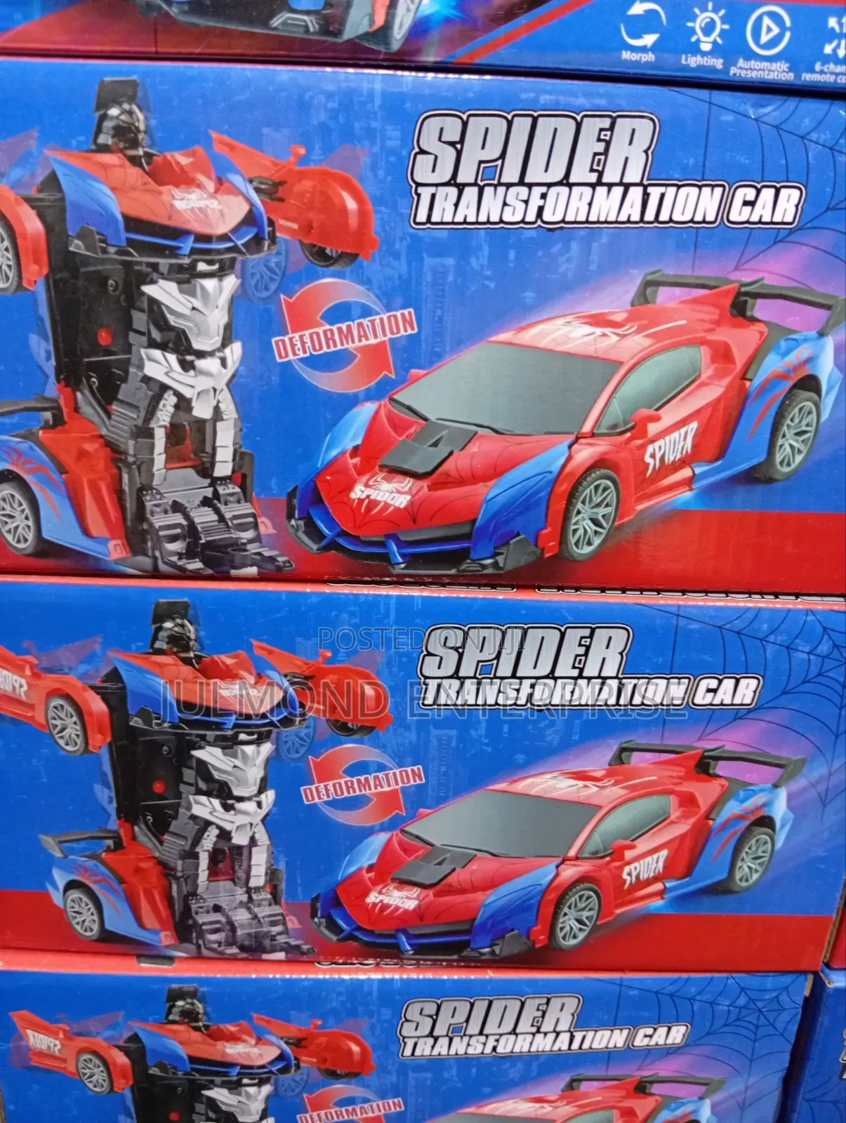 Spider Transformation Car