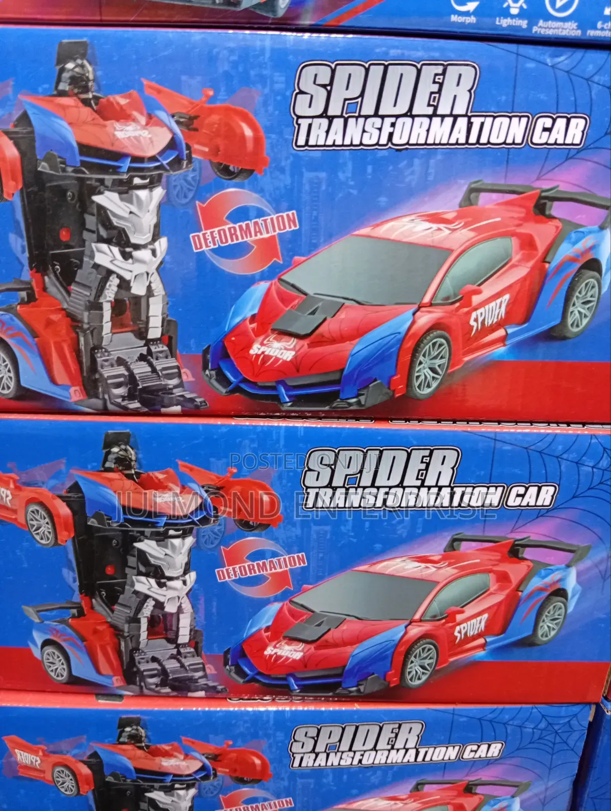 Spider Transformation Car