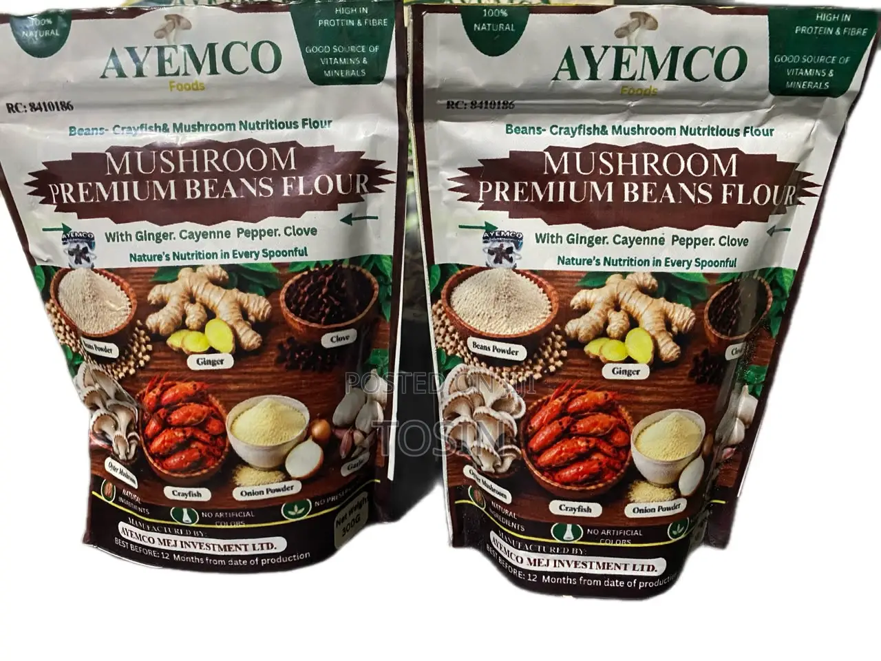 Mushroom Beans Flour