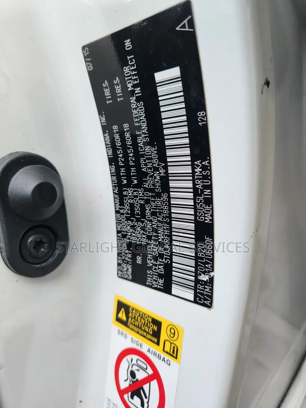 Toyota Highlander 2017 White