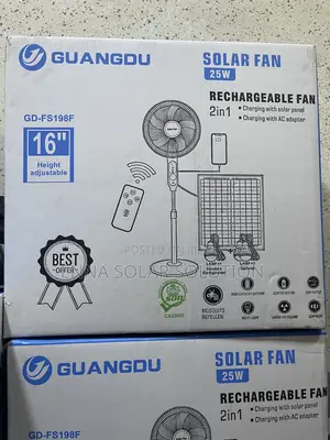 16 Inch Solar Reachable Fan