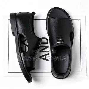 ZARSYN Men's Classic Slip-on Leather Sandals