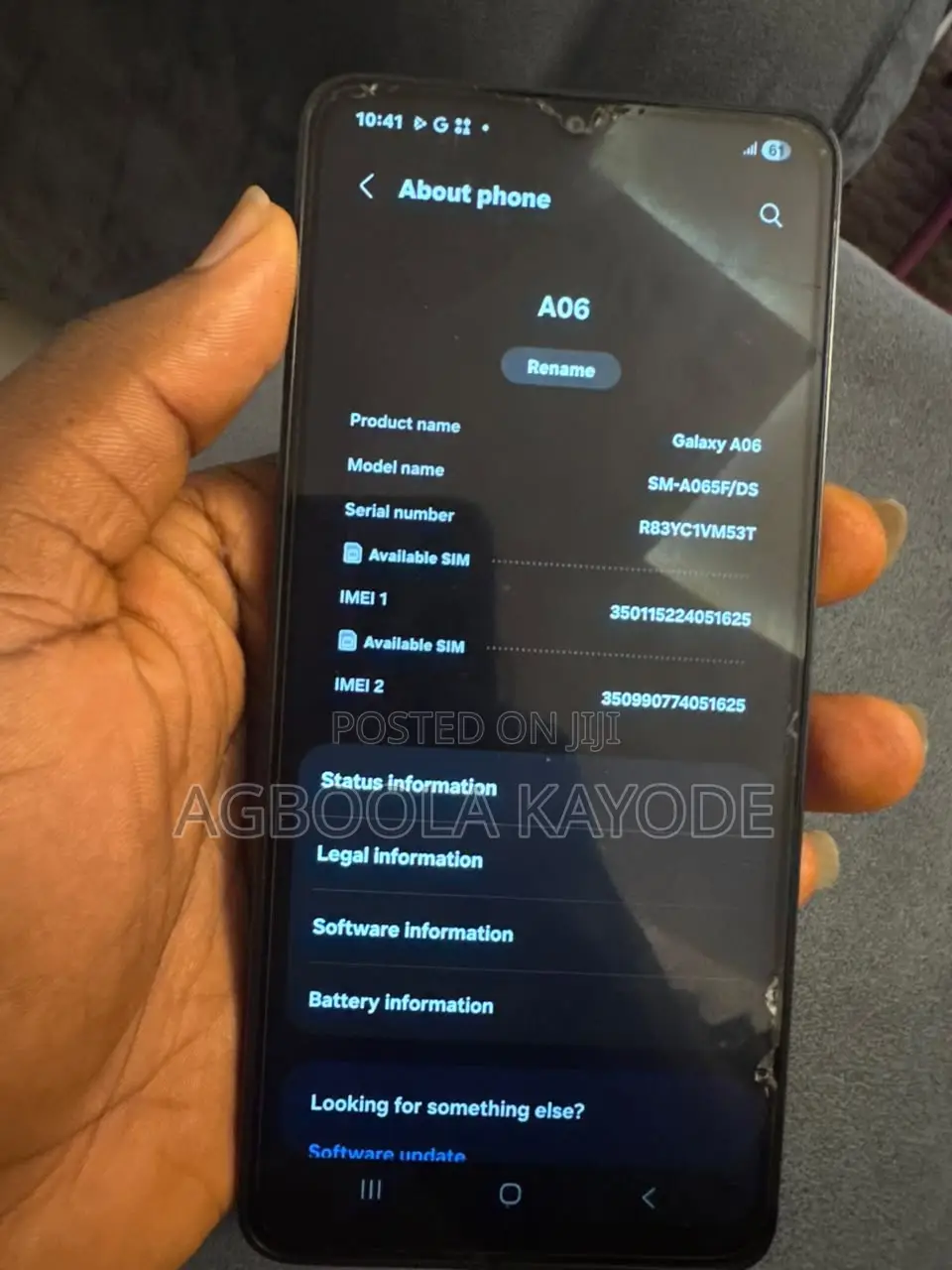 Samsung Galaxy A06 128 GB Black