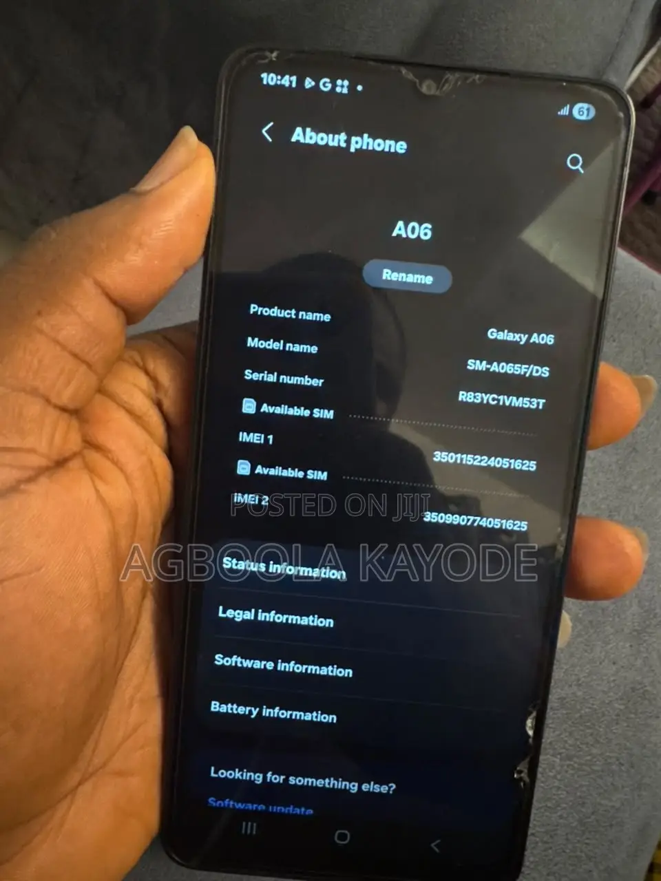 Samsung Galaxy A06 128 GB Black