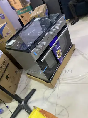 Maxi 60×90 Mixed-Fuel Cooker F9E42G2 – Six Burners and Oven