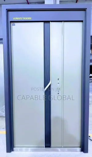 Sunatz Two-Tone Champagne Security Door(fireproof)