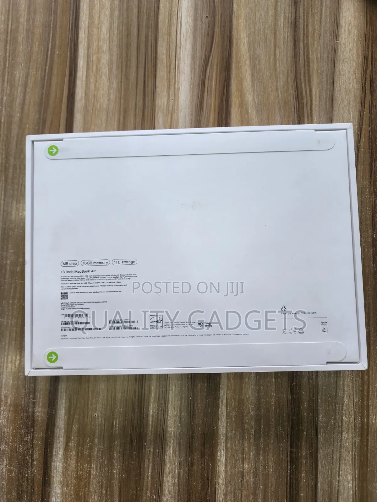 New Laptop Apple MacBook Air 2026 M5 16GB Apple M5 SSD 1T