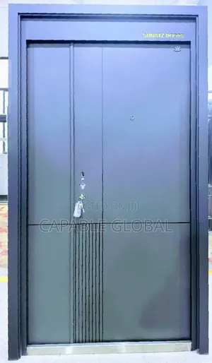 Sunatz Linear Grooved Slate Entrance Door