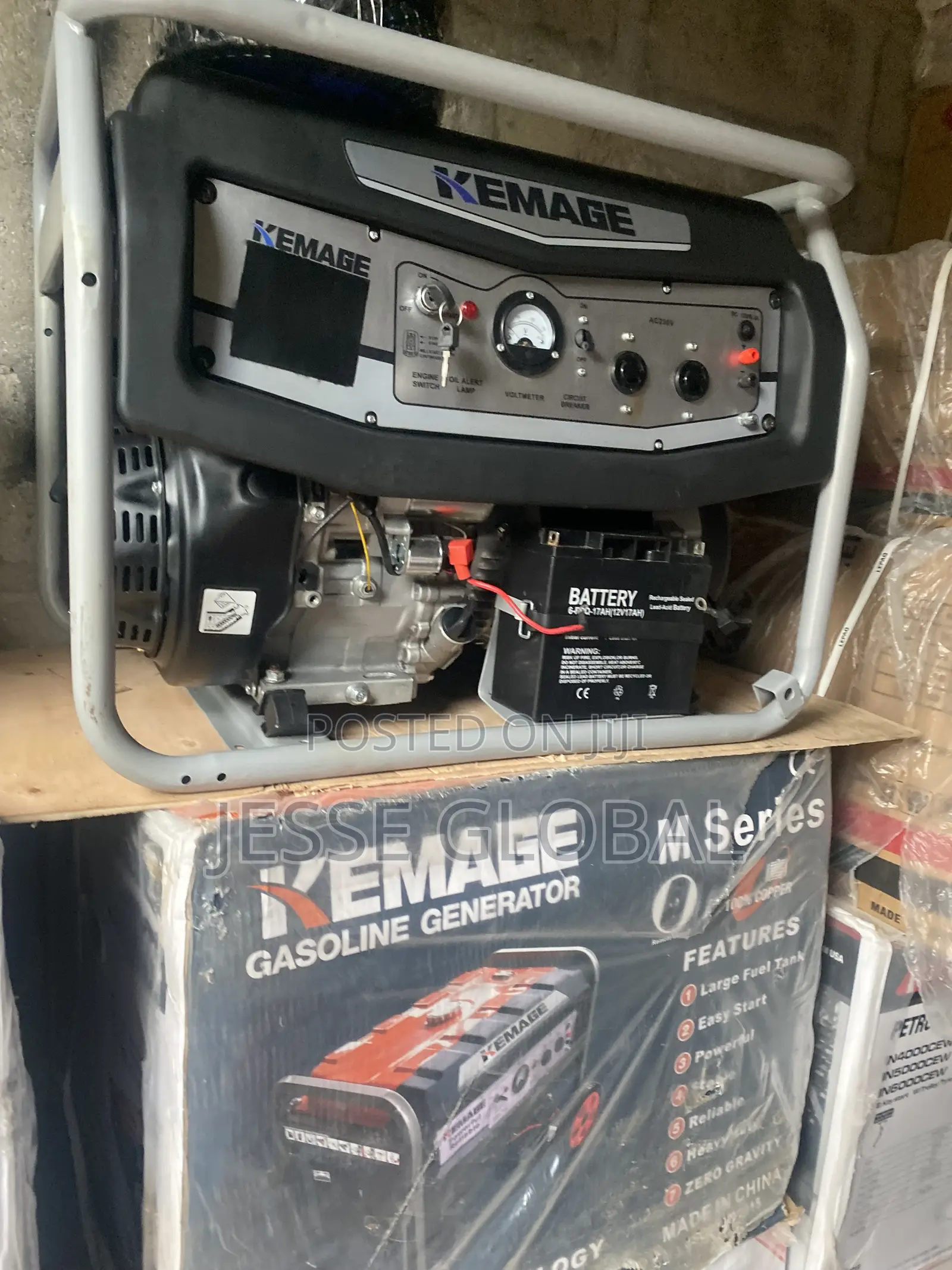KEMAGE 7.5KVA Generator With Remote Control Start