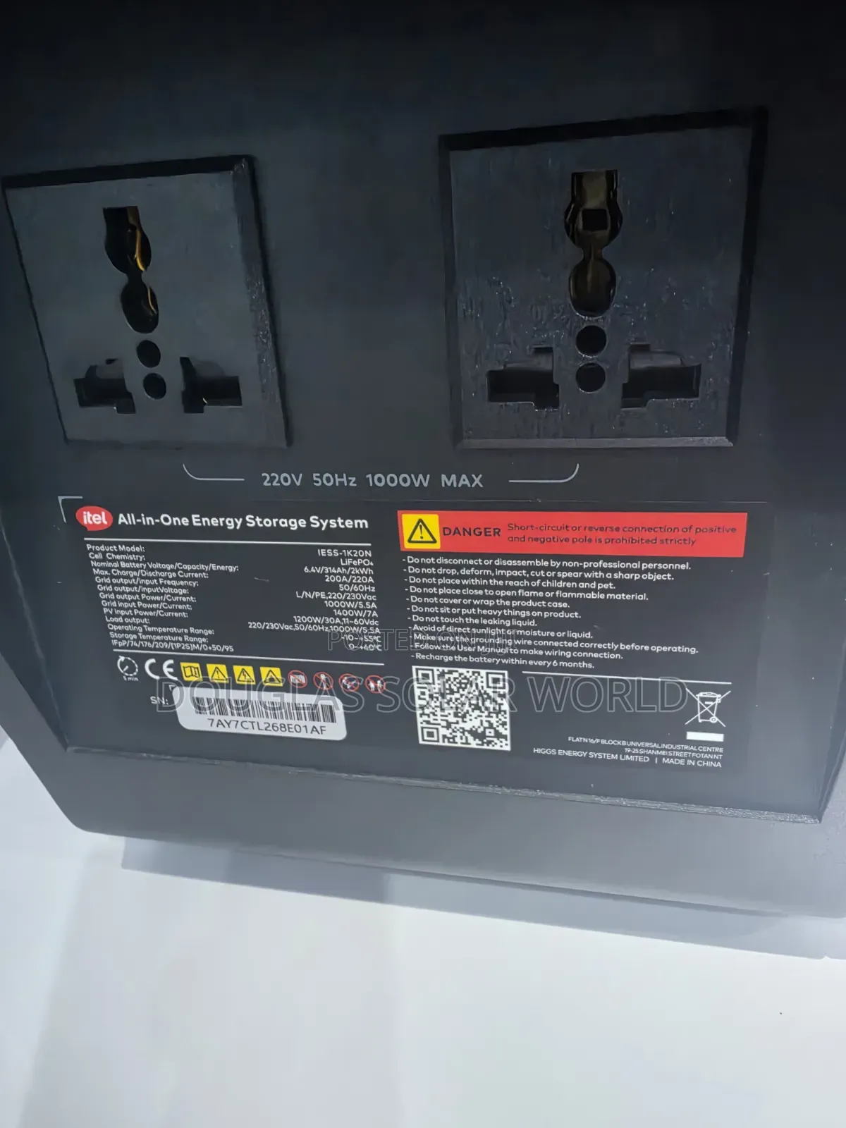 1kw Itel Power Tank