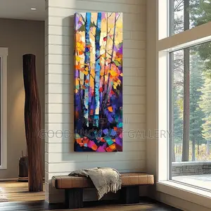Botanical Tree Print Canvas
