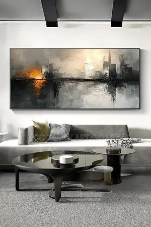 Black and Grey Bedroom Wall Art