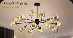 Modern Sputnik Chandelier Creative Simple Design Lustres Glass
