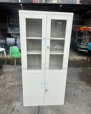 Beautiful Imported Half Glass Filling Cabinet