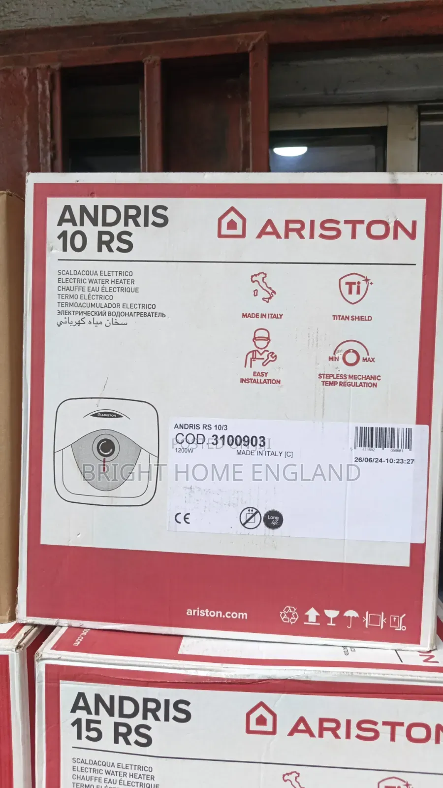 ANDROS 10 RS Water Heater