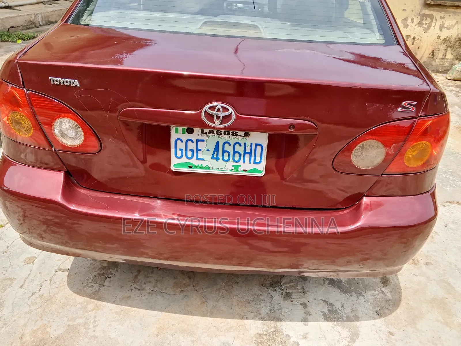 Toyota Corolla 2003 Red