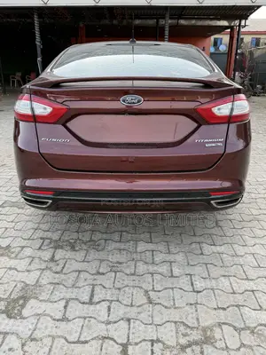 Ford Fusion Titanium 4dr Sedan w/EcoBoost (2.0L 4cyl Turbo 6A) 2015 Red