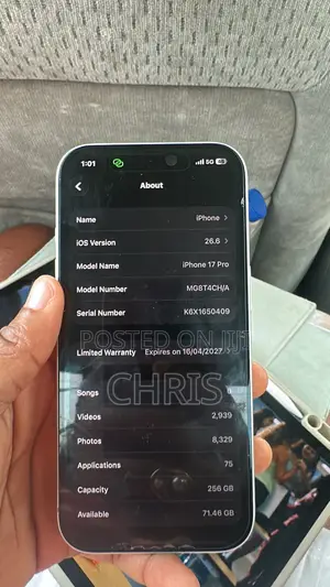 Apple iPhone 17 Pro 256 GB Silver