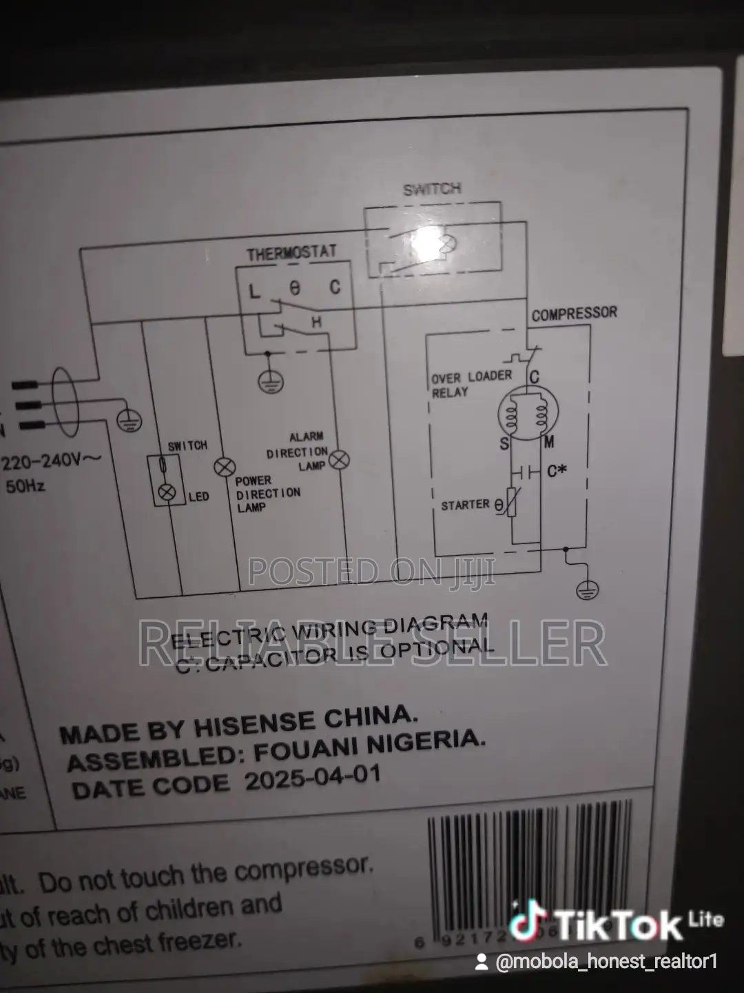 Hisense Freezer