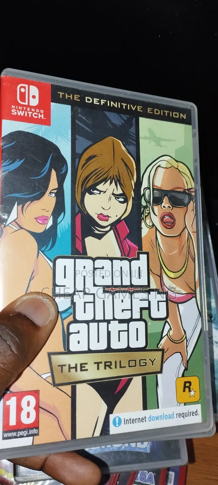 Nintendo Switch GTA Trilogy Used