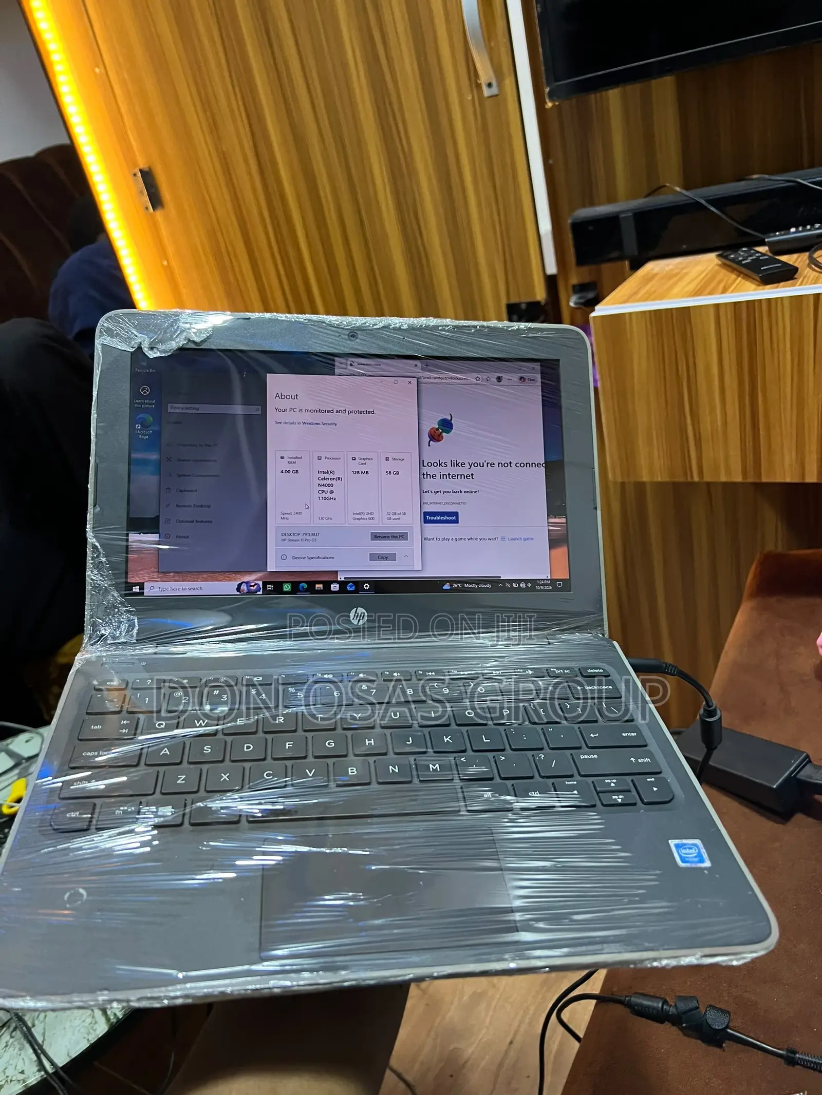 Laptop HP Stream 11 Pro G3 4GB Intel Celeron HDD 60GB