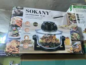 Sokany 13L Multi-Function Halogen Oven - Bake, Grill, Roast & Fry