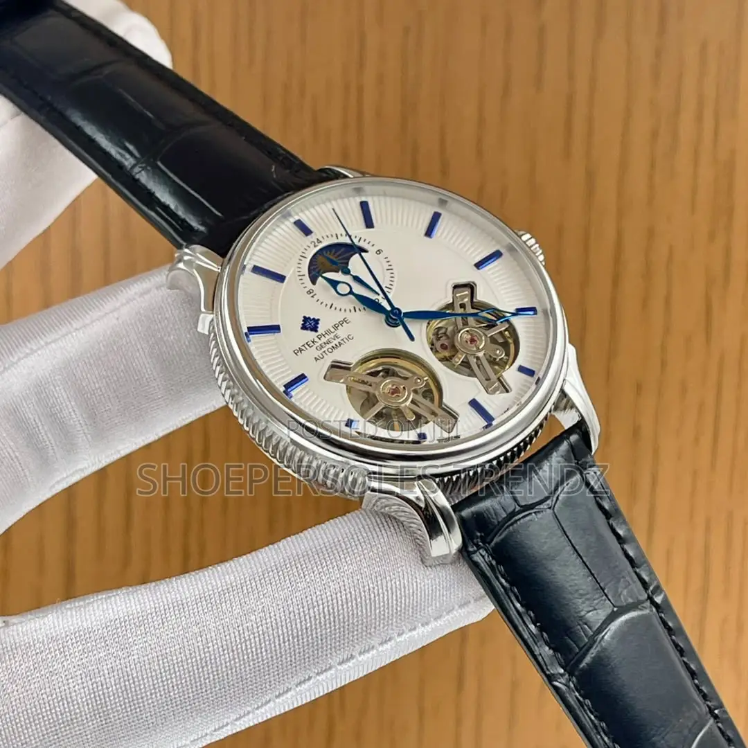 Patek Philippe Round Automatic Leather Watch