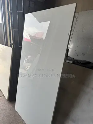 Narrow White Marble Slabs