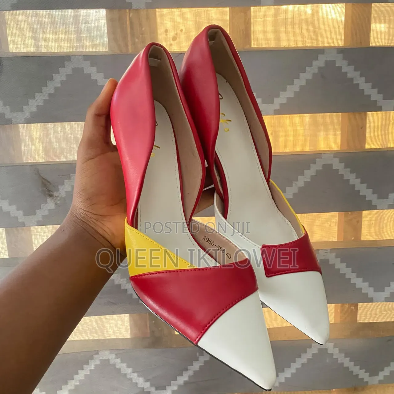 Multi Color Heeled Shoe