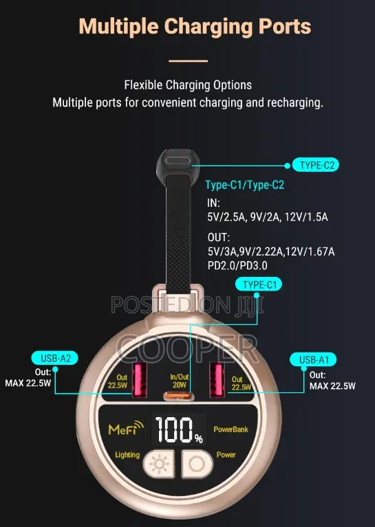 High Capacity Power Bank 50000mAh