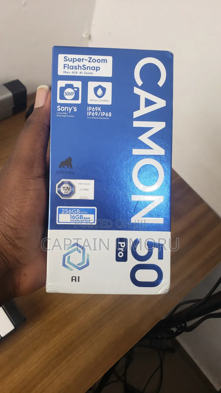 Tecno Camon 50 Pro 256 GB Silver