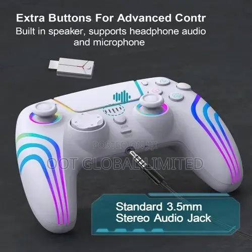 Pro RGB Gaming Controller for PS5