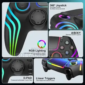 Pro RGB Gaming Controller for PS5