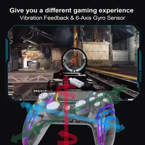 Pro RGB Gaming Controller for PS5