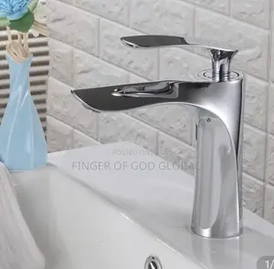 Luxury Chrome Tall Basin Mixer Tap