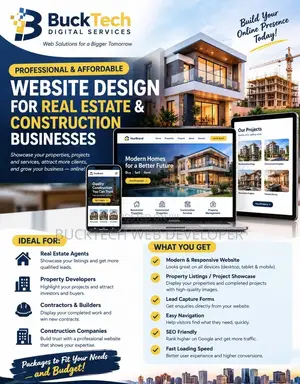 Affordable Website Design for Real Estate & Construction Companies